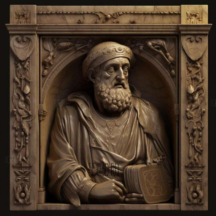 Claudius Ptolemy 3 3d stl модель для ЧПУ