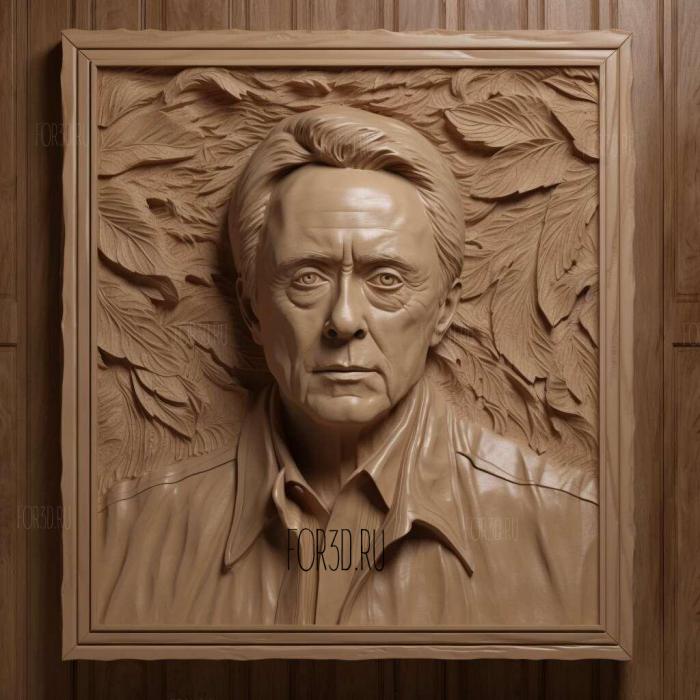 christopher walken 1 stl model for CNC