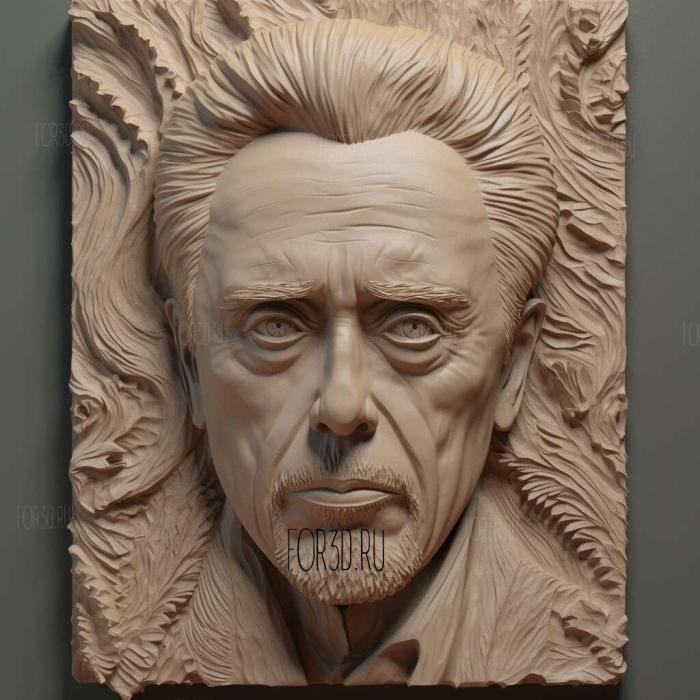 christopher walken 2 stl model for CNC