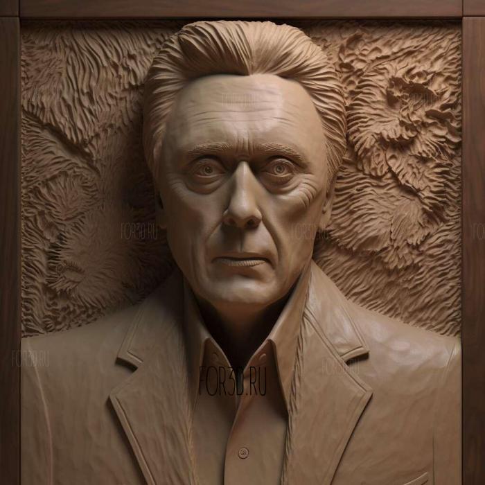 christopher walken 3 stl model for CNC