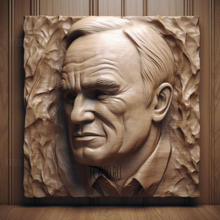 Marlon Brando actor 1 stl model for CNC