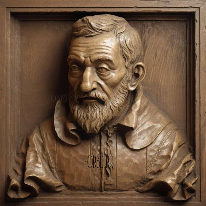 Claudio Monteverdi 4 3d stl модель для ЧПУ