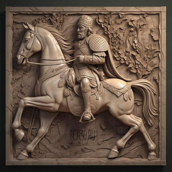 William I the Conqueror 2 stl model for CNC