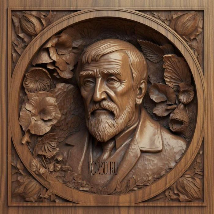 Alexander Porfirievich Borodin 1 stl model for CNC