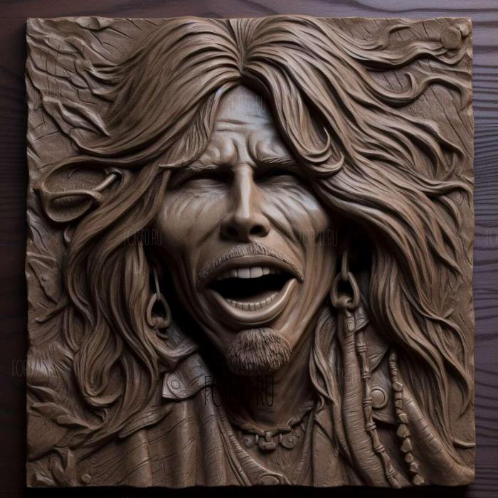 steven tyler Aerosmith 1 stl model for CNC