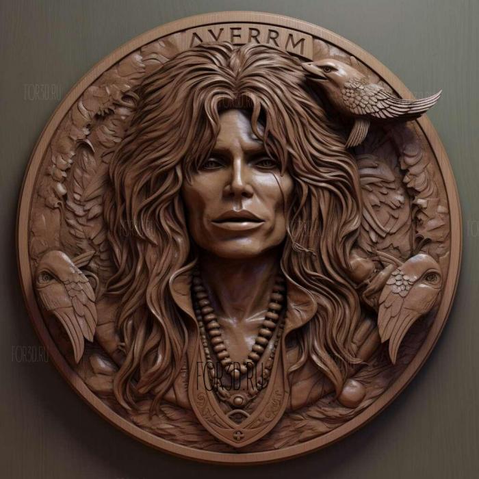 steven tyler Aerosmith 3 stl model for CNC