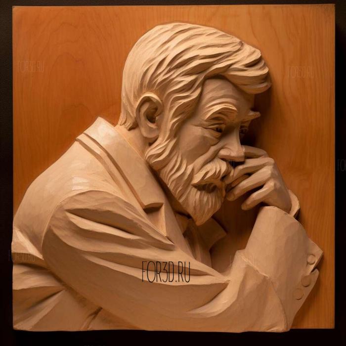 toulouse lautrec 1 stl model for CNC