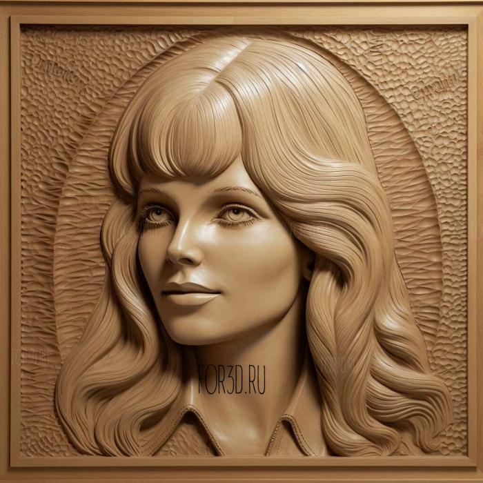 Olivia Newton John 1 stl model for CNC