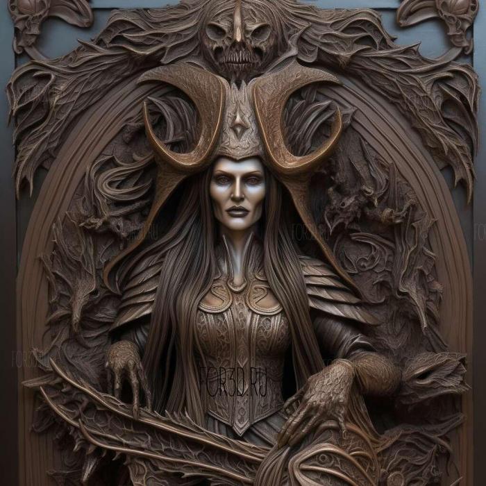 st elvira mistress of the dark 4 stl model for CNC