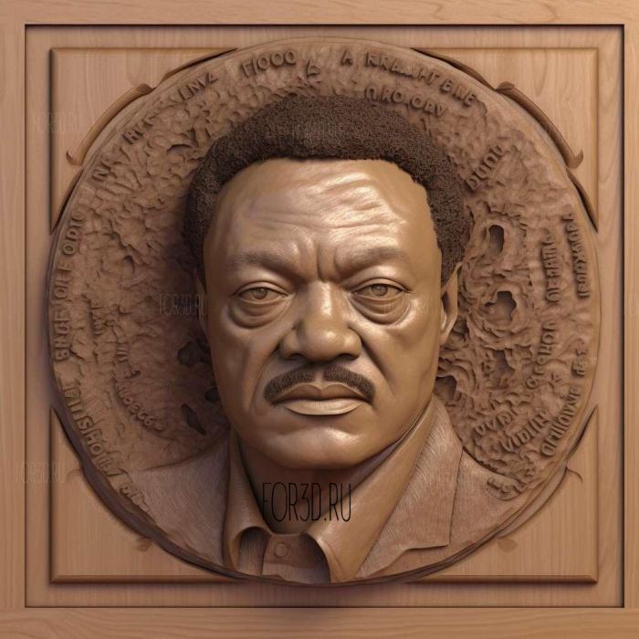 Rev Jesse Jackson 1 stl model for CNC