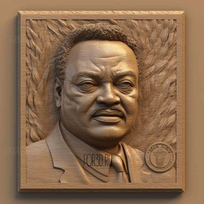 Rev Jesse Jackson 2 stl model for CNC