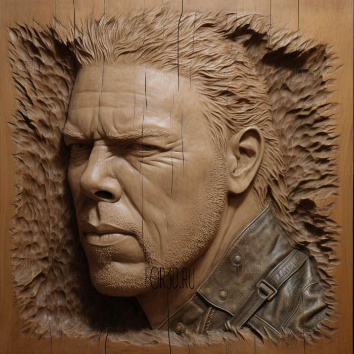 James Hetfield Metallica 1 stl model for CNC