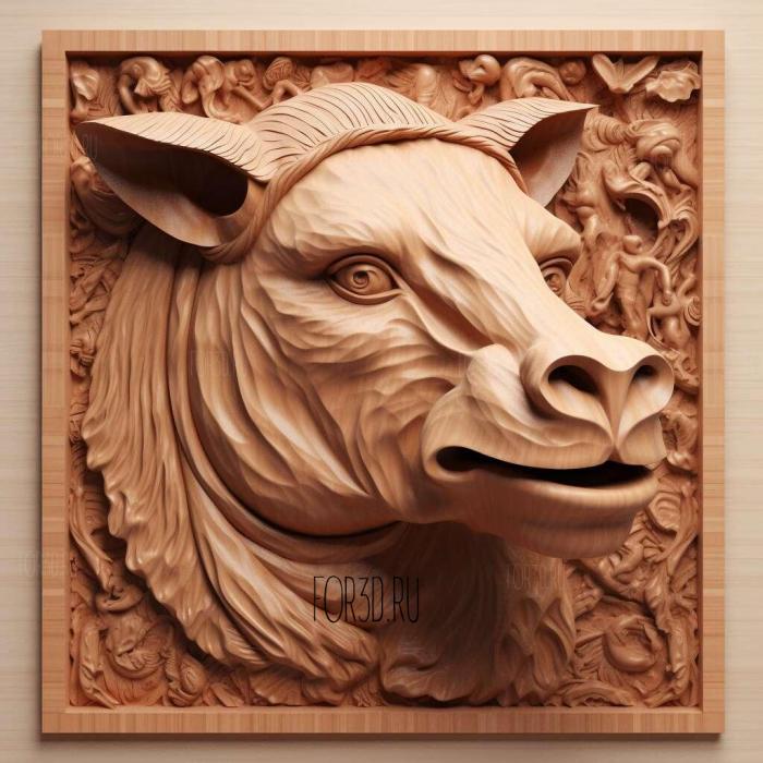 Bo Obama famous animal 1 3d stl модель для ЧПУ