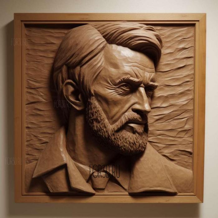 Logan Hugh Jackman 1 stl model for CNC