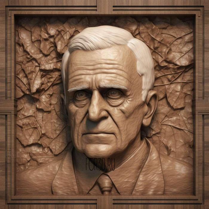 Alexander Fleming 3 stl model for CNC