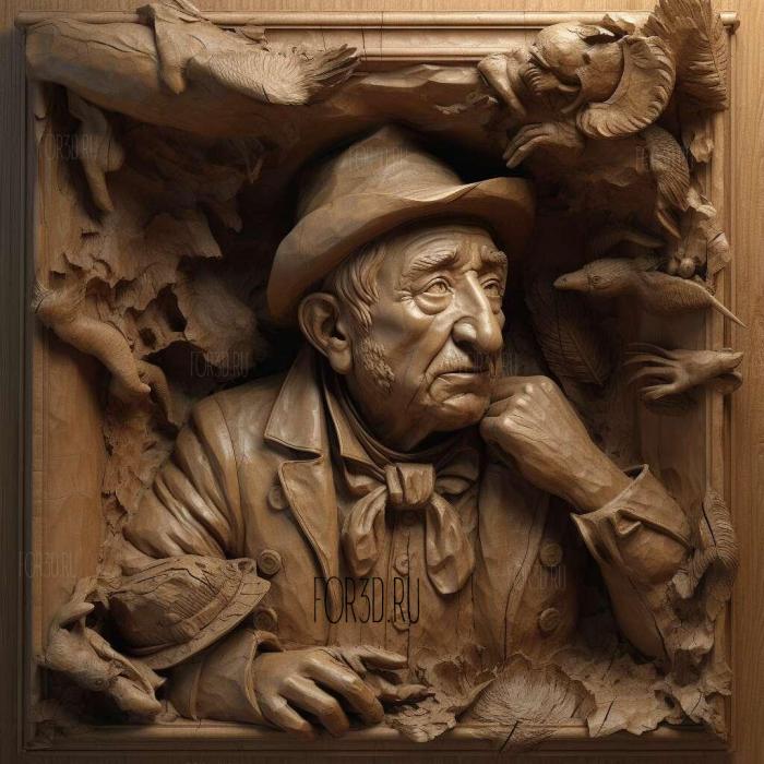 st Jean Baptiste Monge 1 stl model for CNC