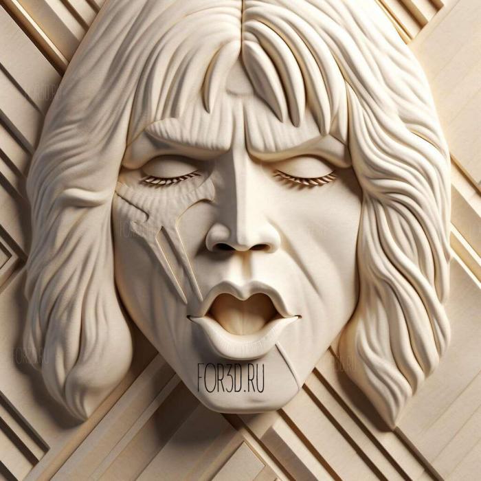 TOMMY THAYER KISS 1 stl model for CNC