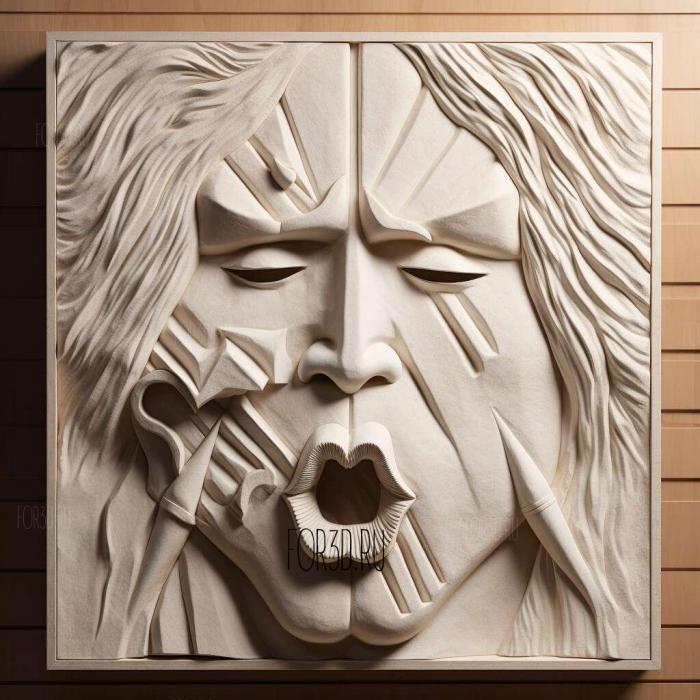 TOMMY THAYER KISS 4 stl model for CNC