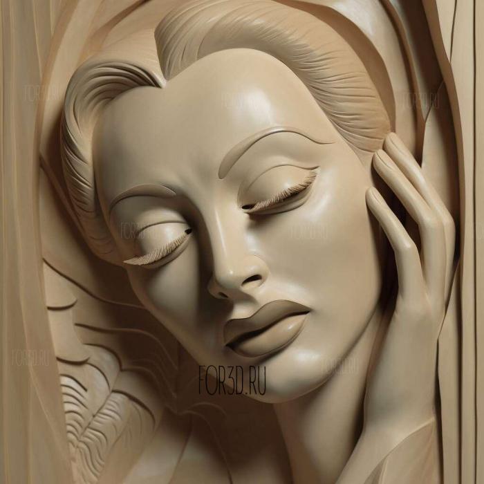 Joan Crawford Dear Mommy Faye Dunaway 1 stl model for CNC