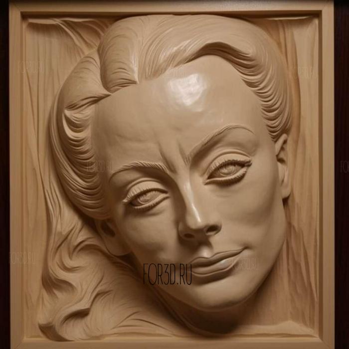 Joan Crawford Dear Mommy Faye Dunaway 4 stl model for CNC