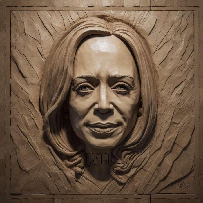 Kamala Harris ure 1 stl model for CNC