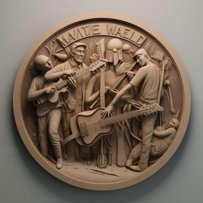 Dave Matthews Band 2 stl model for CNC