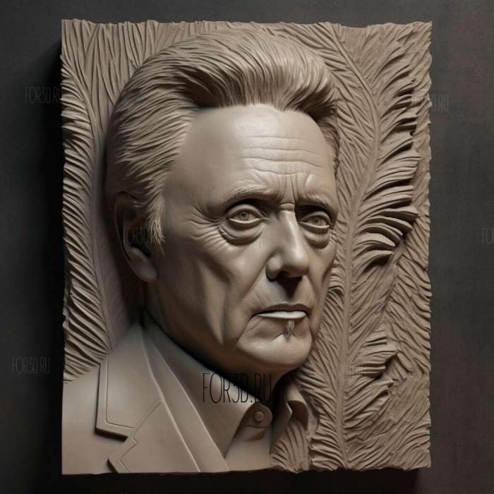 christopher walken 1 stl model for CNC