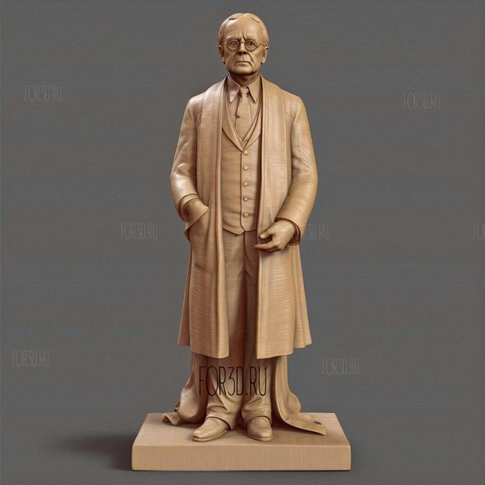 HC Andersen figurine 2 stl model for CNC