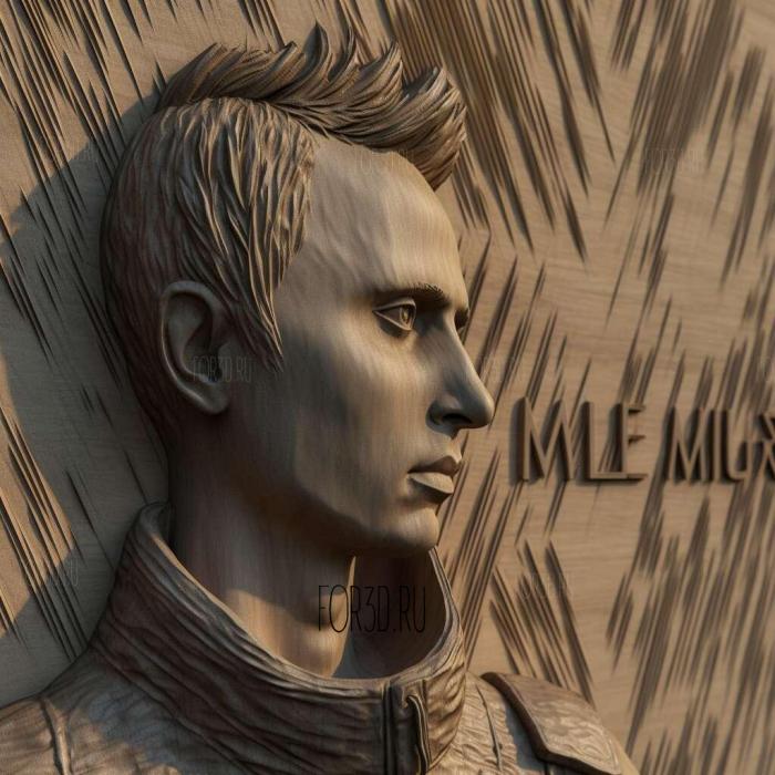 matt bellamy muse 1 stl model for CNC