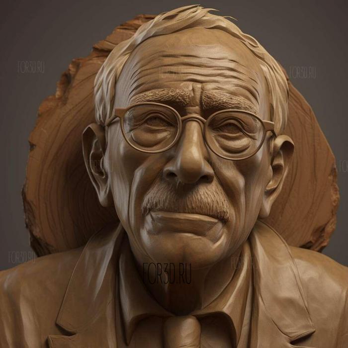 Bernie Sanders game ready not rigged character 1 stl model for CNC