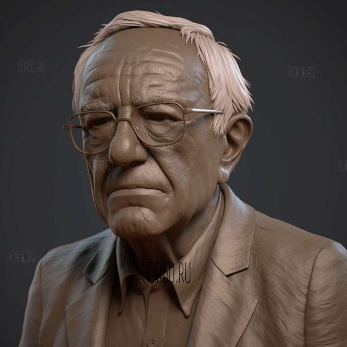 Bernie Sanders game ready not rigged character 4 stl model for CNC