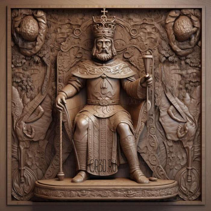 William I the Conqueror 4 stl model for CNC