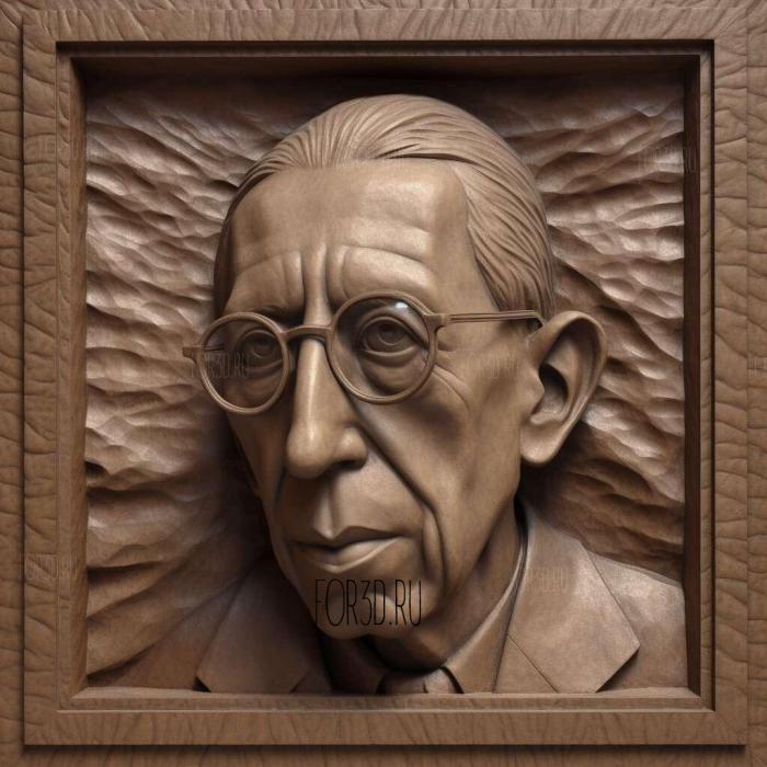 Igor Fedorovich Stravinsky 3 stl model for CNC