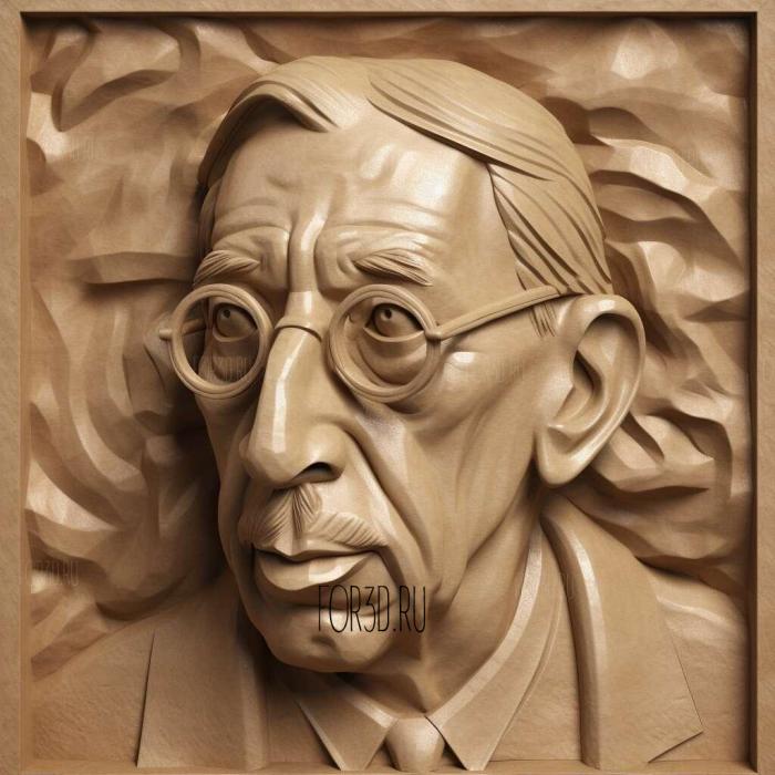 Igor Fedorovich Stravinsky 4 stl model for CNC