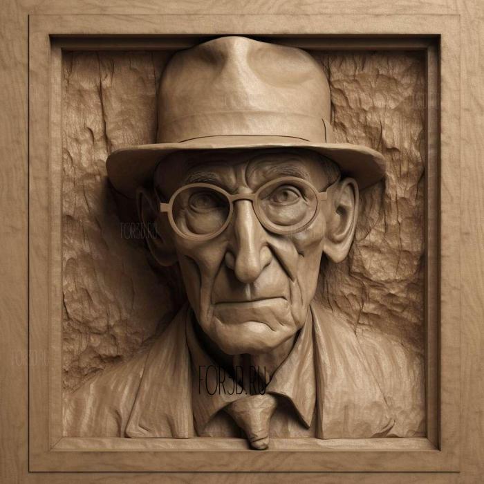 william burroughs 1 stl model for CNC