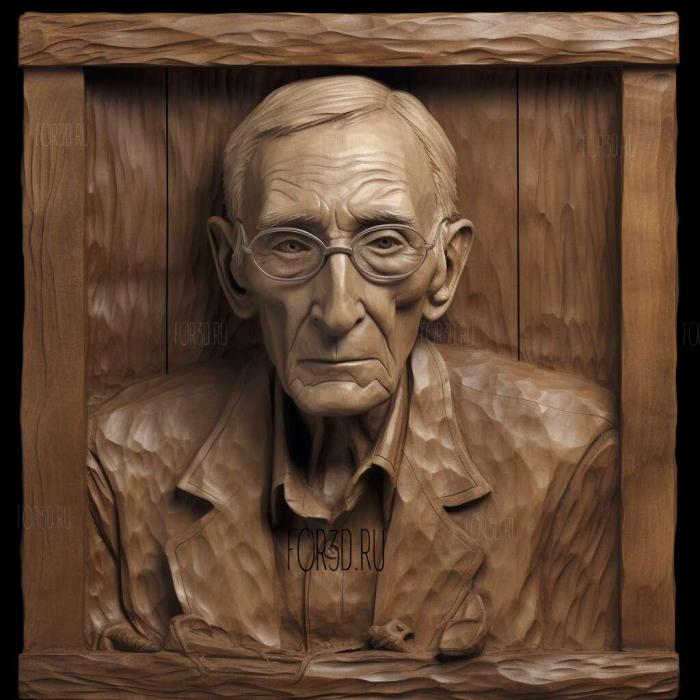 william burroughs 3 stl model for CNC