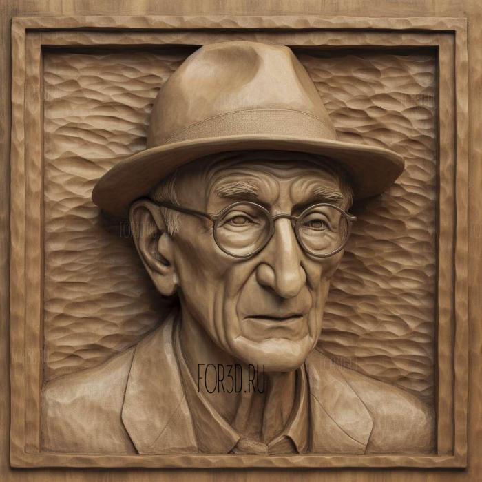 william burroughs 4 stl model for CNC