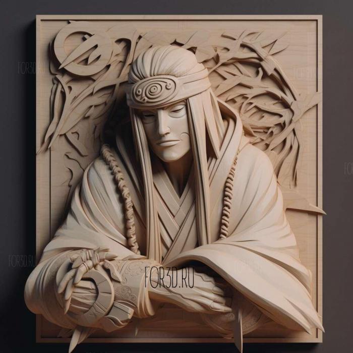 Deidara FROM NARUTO 1 stl model for CNC