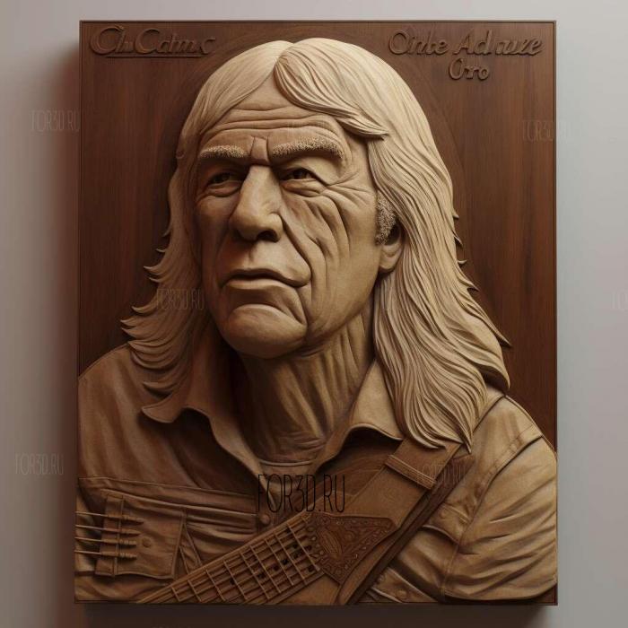 cliff williams ACDC 3 3d stl модель для ЧПУ