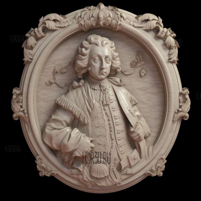 Louis de France le Grand Dauphin 1 stl model for CNC