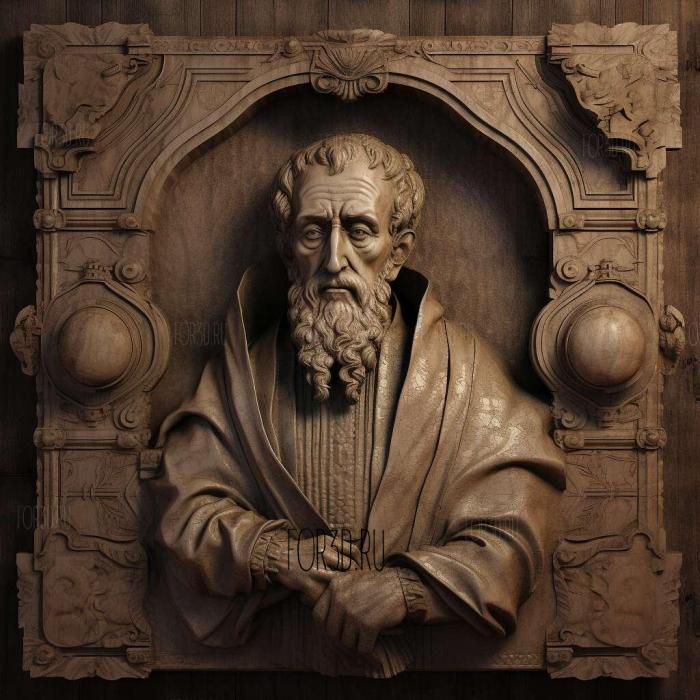 Giovanni Pierluigi da Palestrina 1 3d stl модель для ЧПУ