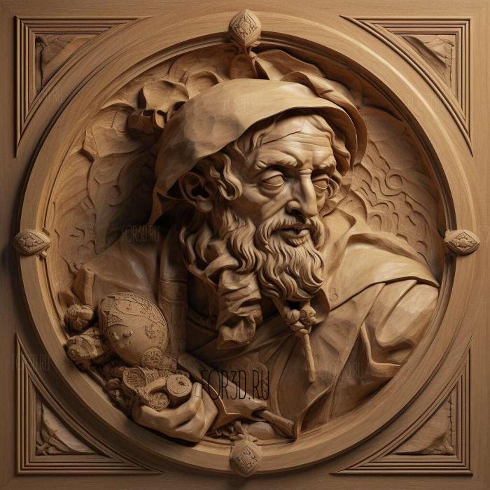 Giovanni Pierluigi da Palestrina 4 3d stl модель для ЧПУ