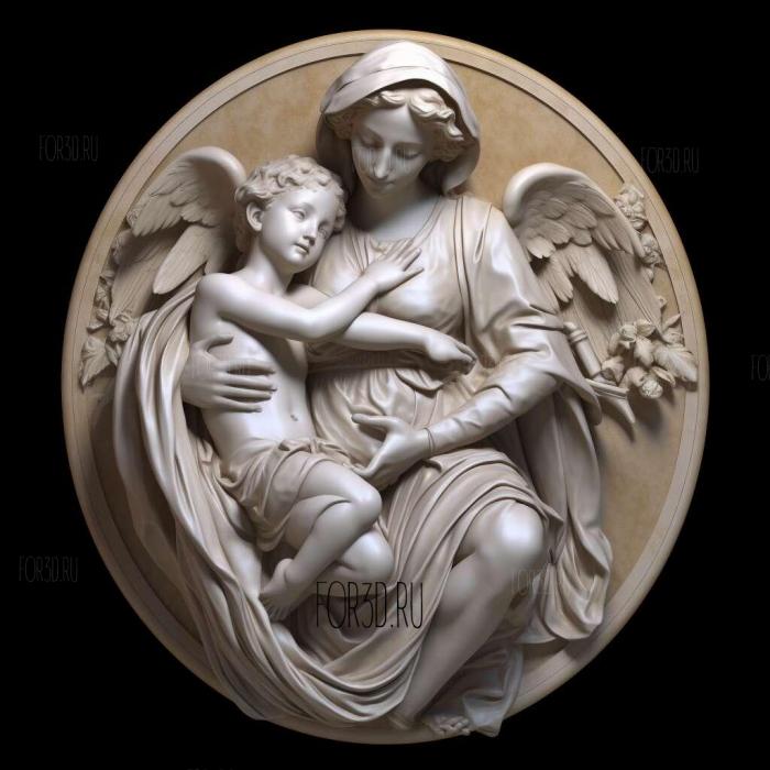 adolphe bouguereau 4 stl model for CNC