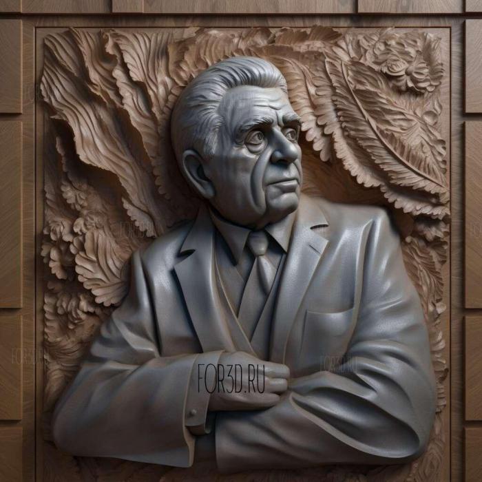 Aram Ilyich Khachaturian 2 stl model for CNC