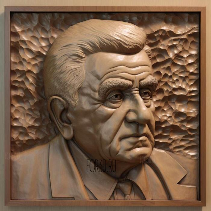 Aram Ilyich Khachaturian 3 stl model for CNC