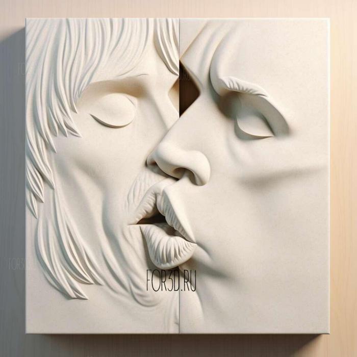 PAUL STANLEY KISS 3 stl model for CNC