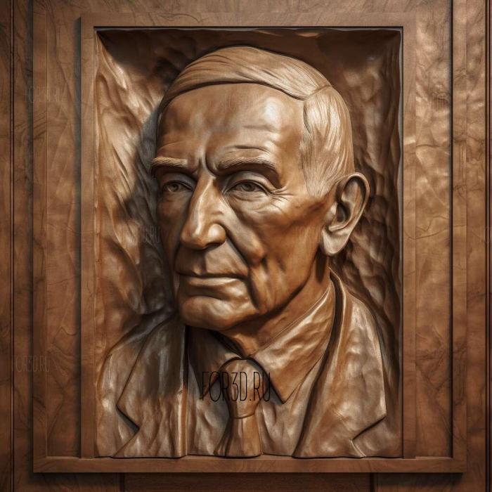 John Davison Rockefeller 1 stl model for CNC