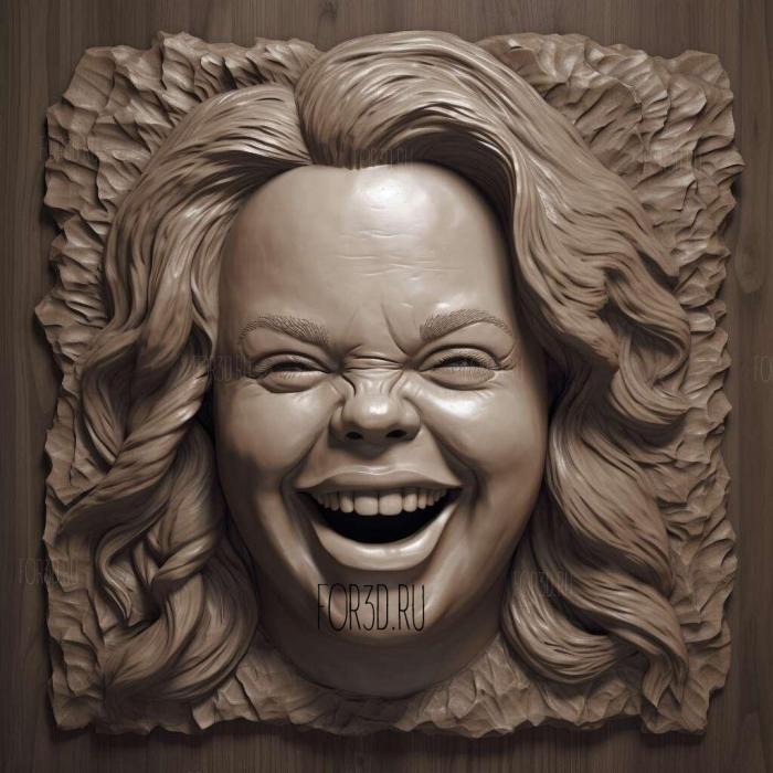 Melissa McCarthy 2 stl model for CNC