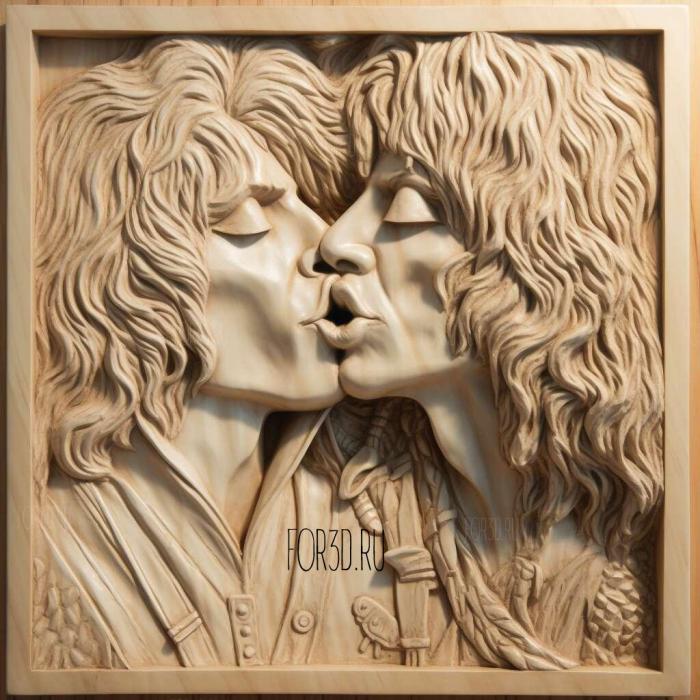 PAUL STANLEY KISS 3 stl model for CNC