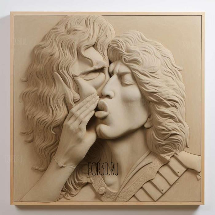 PAUL STANLEY KISS 4 stl model for CNC